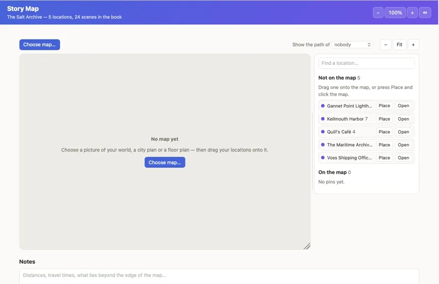 The Story Map Live Page