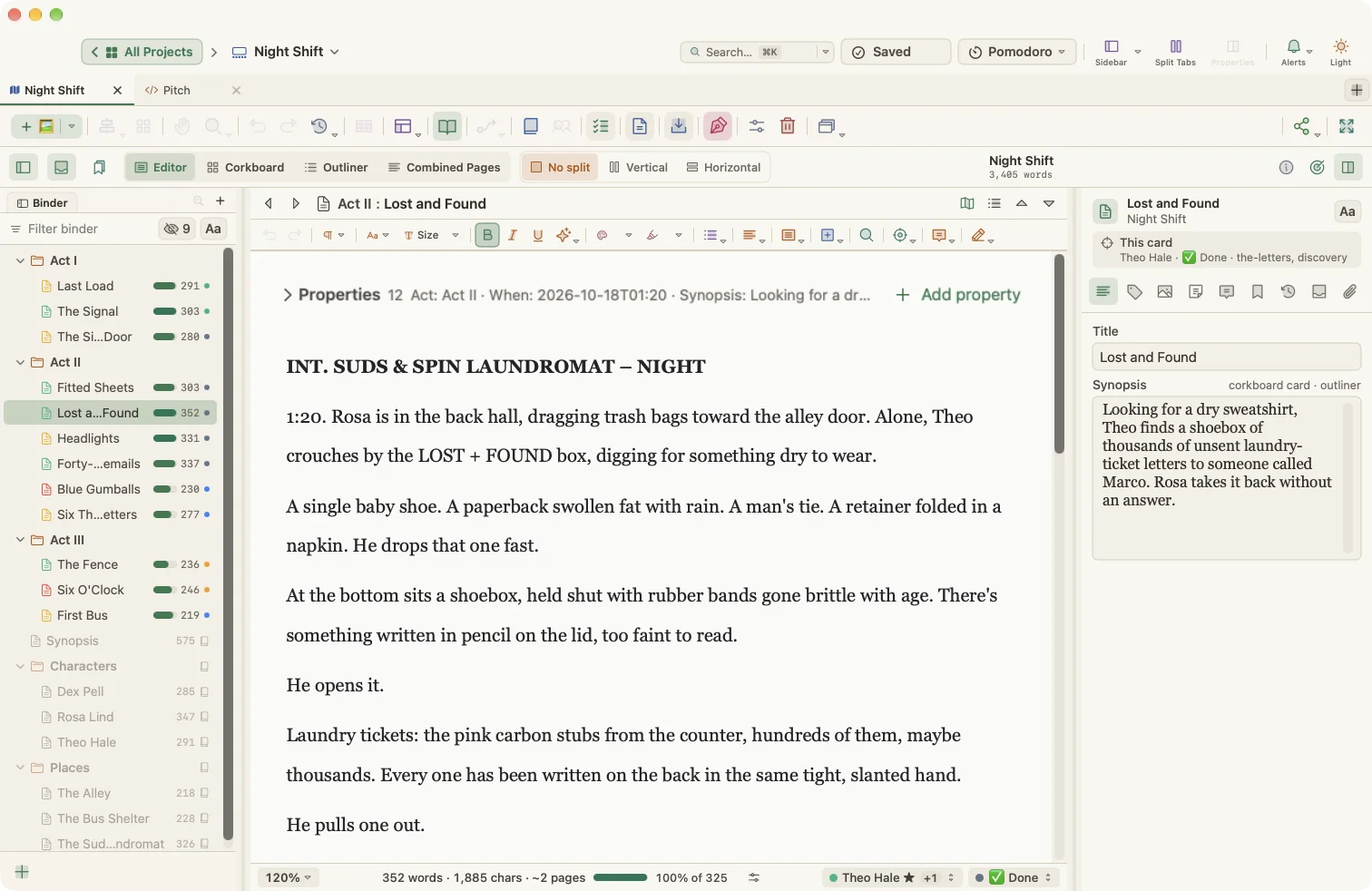 The screenwriter